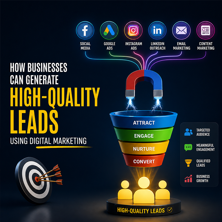 How Businesses Can Generate High-Quality Leads Using Digital Marketing
