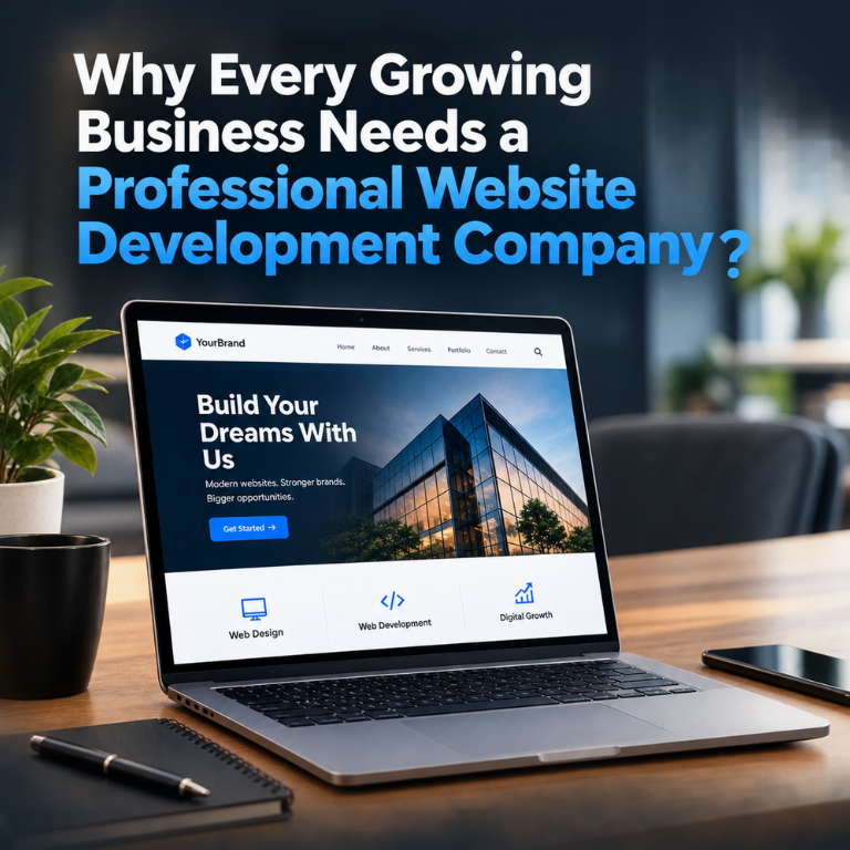 Why Every Growing Business Needs a Professional Website Development Company